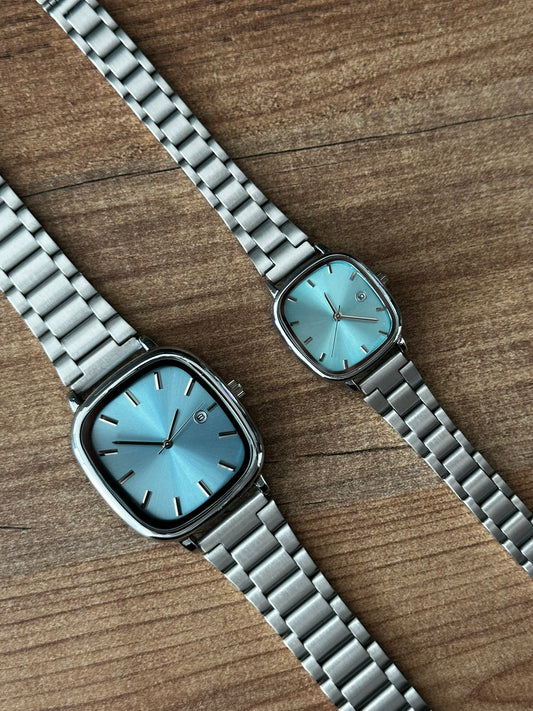 Silver Blue Square