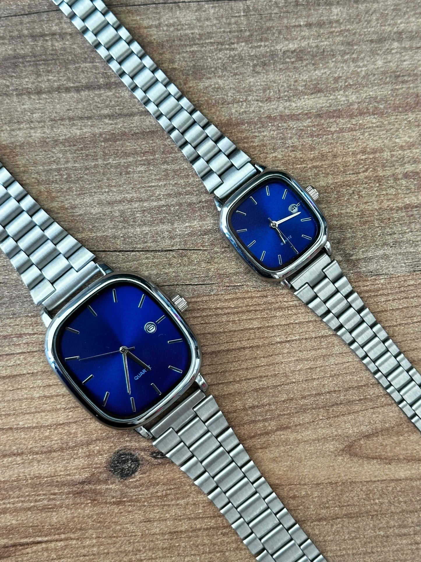 Silver Blue Square