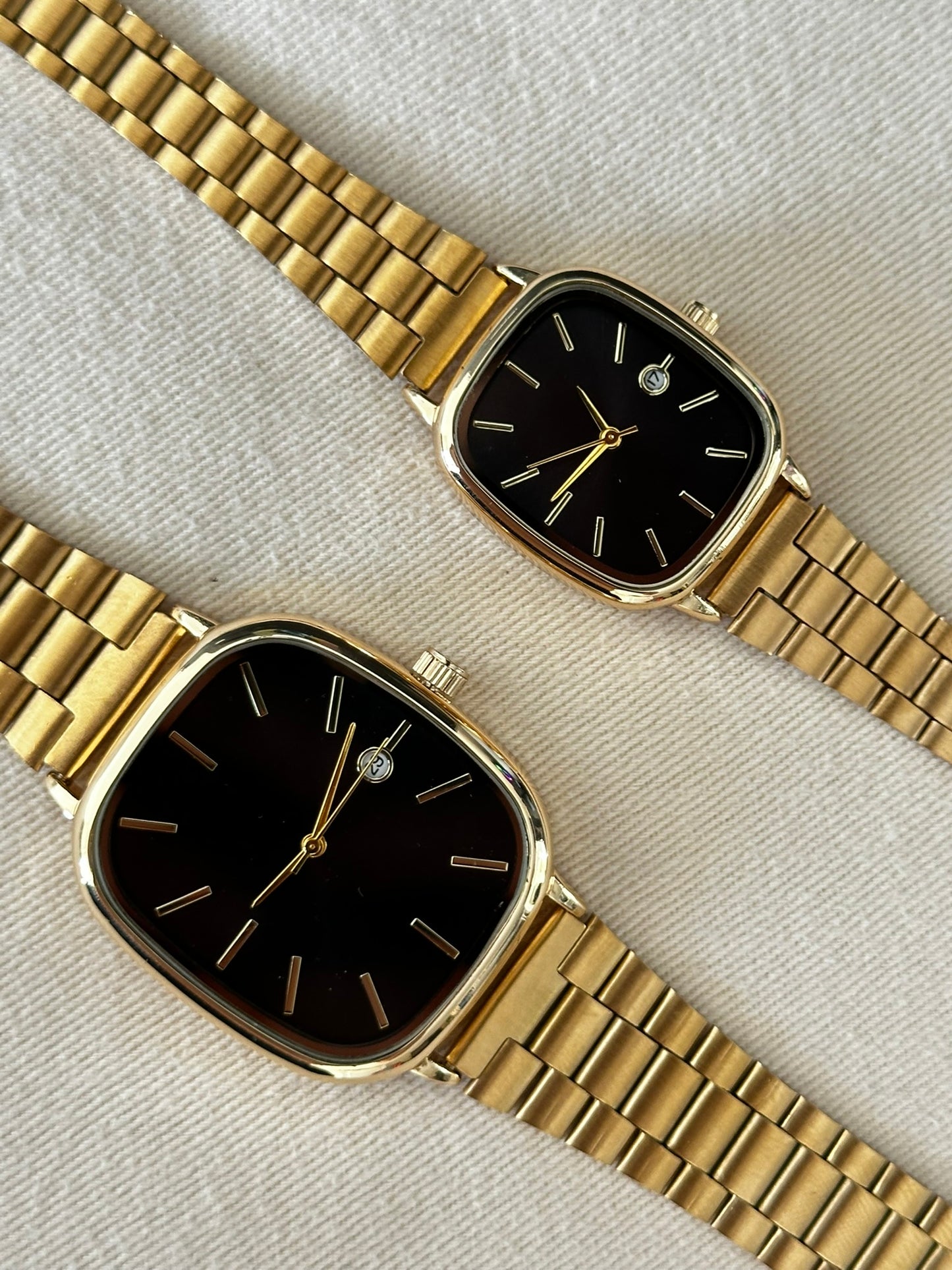 Gold Black Square