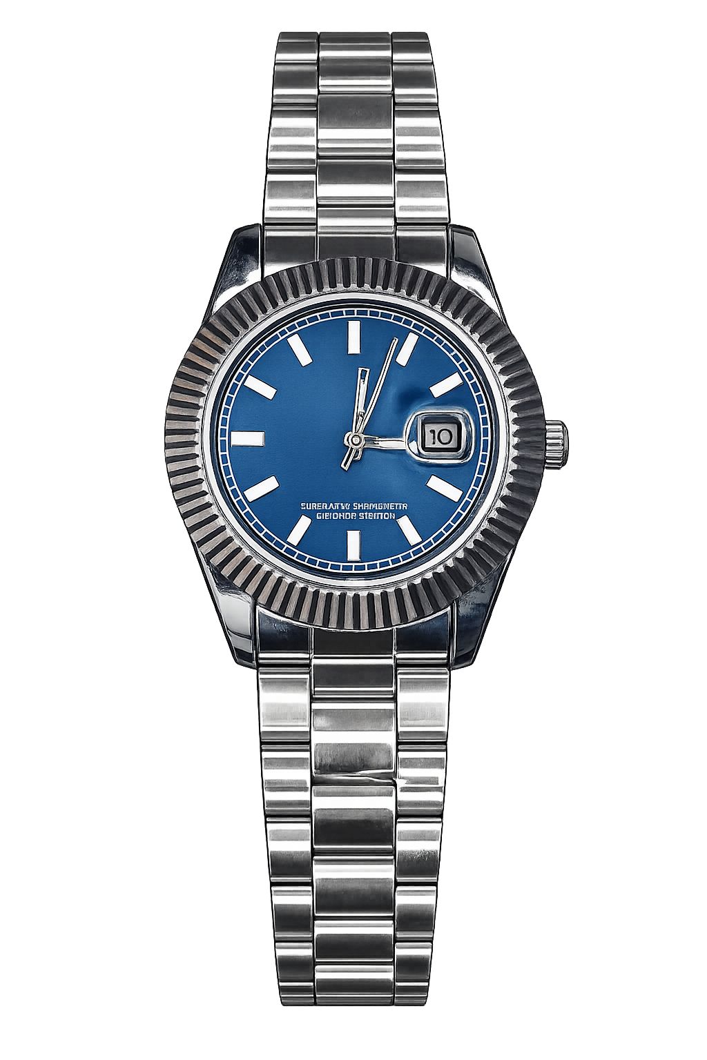 RLX DJ Blue Fluted | Paslanmaz Çelik