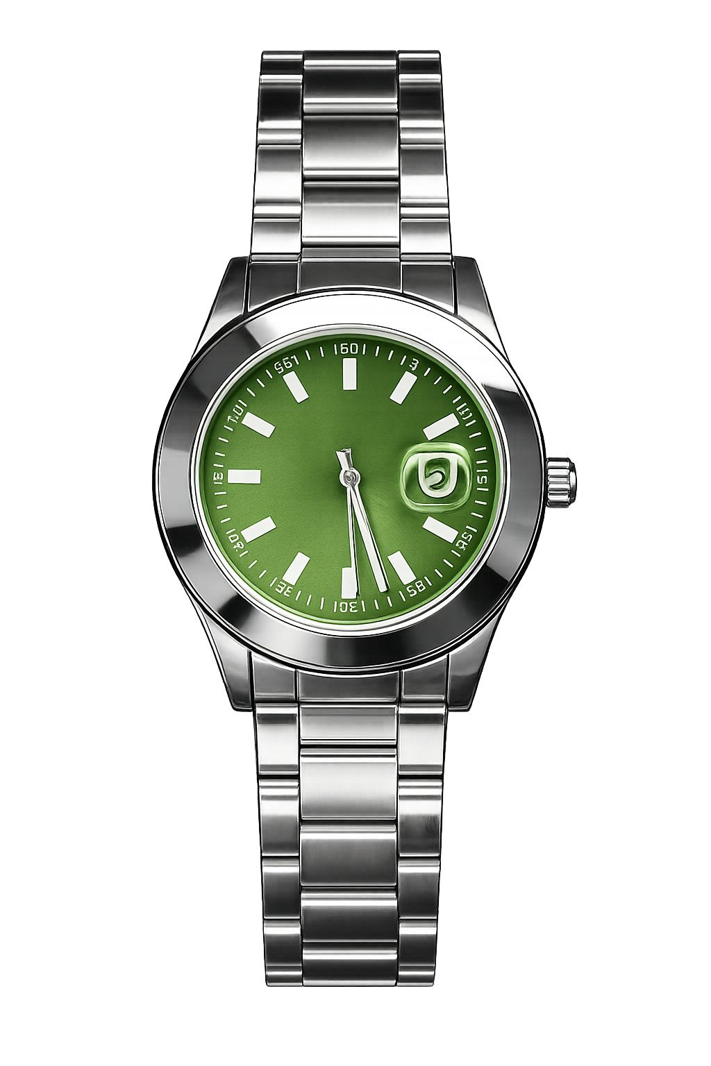 RLX DD Silver Green | Paslanmaz Çelik