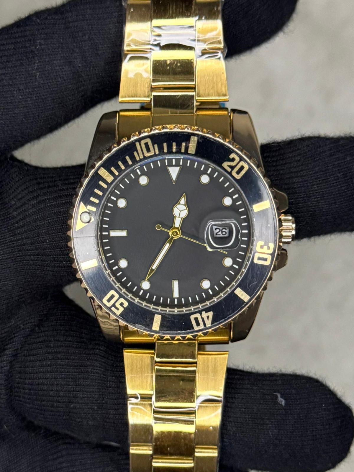 RLX SUB Gold Black 44MM | Paslanmaz Çelik