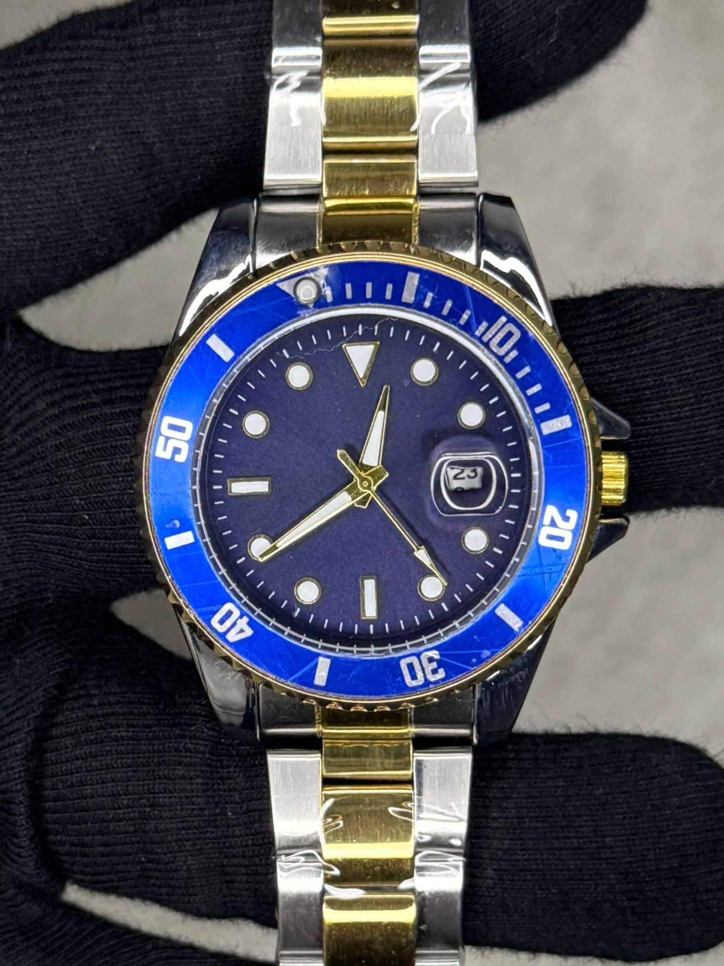 RLX SUB Blue Gold | Paslanmaz Çelik